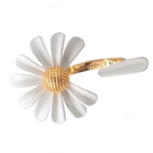 Kate Spade Adjustable Into the Bloom Flower Ring